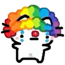 e_z_meow_clown custom emote from Unsupervised Adults ¹⁸⁺
