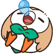 rowletsleep animated Discord emote | PokéVault