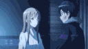 asuna animated GIF emoji | BLUE VORTEX