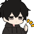 Thumbsup animated emote from Luminous Lounge