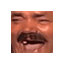 El Risitas laughing face rotating in a cube formation.