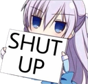 shutupbitch custom emote - 𝕊ℙ𝔸ℂ𝔼