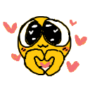 hearthands Discord sticker from Besties Community
