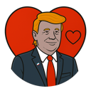 trumpheart custom emote from SolOnChain