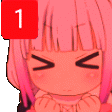 ahh animated emote - ୨୧