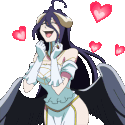 overlordalbedo2 animated GIF emoji from NXLegion Astral Realm (Official)