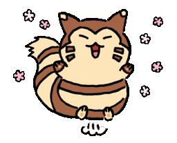 furret_hop animated GIF emoji | yoniland ₓ˚ 🍃 ୭
