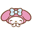 mymelodyemojipleased custom emote from bunette Ი⑅𐑼