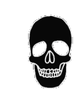 BlackSkull animated GIF emoji | Μ Λ Υ V Ι L L Ξ