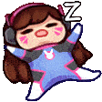 dvasleep animated Discord emote | kendomoz (18+)