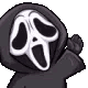 ghostfacewave animated Discord emote from girls.exe (18+)
