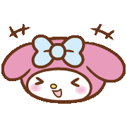 mymelodylaughter animated emote | bunette Ი⑅𐑼