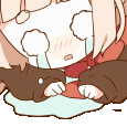 AlfaCrying animated GIF emoji - Anime Sekai