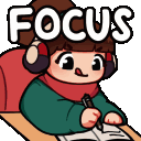 focusgirl animated GIF emoji from JamWith