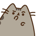 Pusheen_Thinking custom emote from ᏋᒪITᙓ