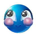 Blue_blushing Discord sticker | Interact | Active Chats • VC • Hangout • Chill • Friends • Giveaways • Events • SFW