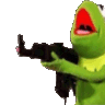 pepe_gun animated GIF emoji | ⛩ Anime Lovers: Anime ・Manga ・Games