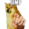 cheemsfoundasimp custom emote | Heart.exe