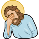 jesusfacepalm Discord Emoji from Atheist Front ⚛