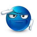 blue_salute custom emote | Fragei