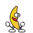 happy_banana animated GIF emoji - ᛭Ͽ⛈Storm Bringers⛈Ͽ᛭