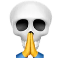 skullpray Discord Emoji from Italian Mapping's Planet