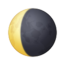 crescent Discord sticker from mrrp