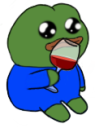 pepewine Discord sticker | Fantasy *:･ﾟ|| Make Friends . Emotes . Chatting ✧*:･ﾟ
