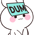 dum animated emote from Lanie's Corner