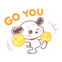 snoopy_cheer custom emote | 𓉸ྀི 　phᥲntᥲ𝓈m ㆍㆍ 🗡