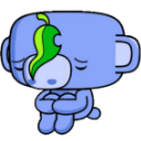 wumpussad Discord sticker - Saturn