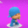 Pocoyo performs various dance moves in a four-pane collage with bright, shifting background colors.