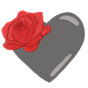 pm_greyheartrose Discord sticker - trans chompers