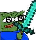 pepe_diamond_sword custom emote | The Lohengram Empire