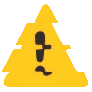 warning animated emote | SuperJo