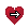 A red pixel heart with a white arrow pointing to the right.
