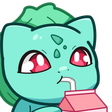 bulbasaurdrink custom emote - Starpatch