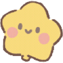 star Discord sticker from 🥐 υ´• ﻌ •`υ ⊹  calie's cottage // emotes . social