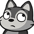 wolf_hmm Discord Emoji | Trophy's Paradise