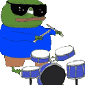 7958pepedrums animated Discord emote from RoyaleMC Community