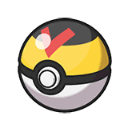 Level Ball with a yellow top and white bottom featuring a central button.