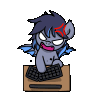 BatAnger animated emote - Friendship Academy - MLP