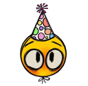 BirthdayHat Discord sticker from District 20