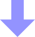 Blue arrow pointing downwards against a black background.