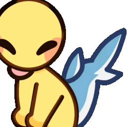 sharkwag3 animated emote - trans chompers