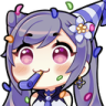 keqing_party Discord sticker | Los Pistoleros del Eclipse