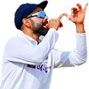 trumpet_kohli Discord sticker - Cricketive