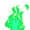 GreenFire animated GIF emoji | The Content Cave🛖