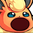 FlareonPopCat animated Discord emote | Niveous Gaming