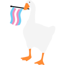 TransPrideGoose Discord Emoji - The Safe Space Lodge